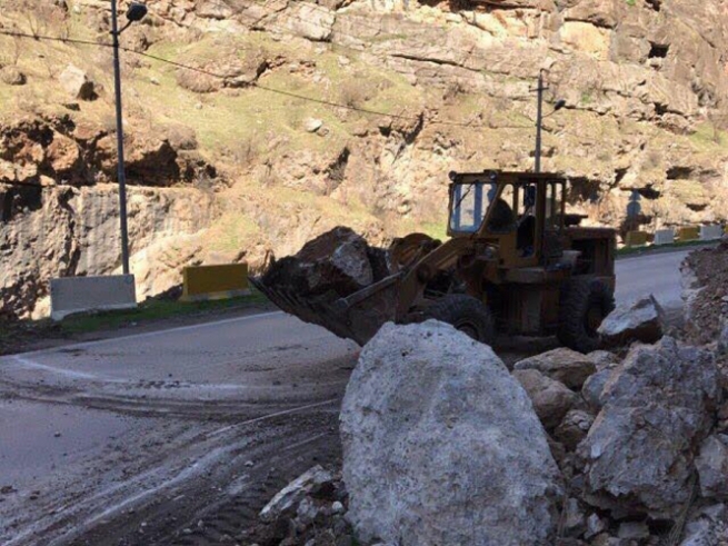 بەربەستەکانی سەر ڕێگای سەرەکی سۆران-ھەولێر لادران